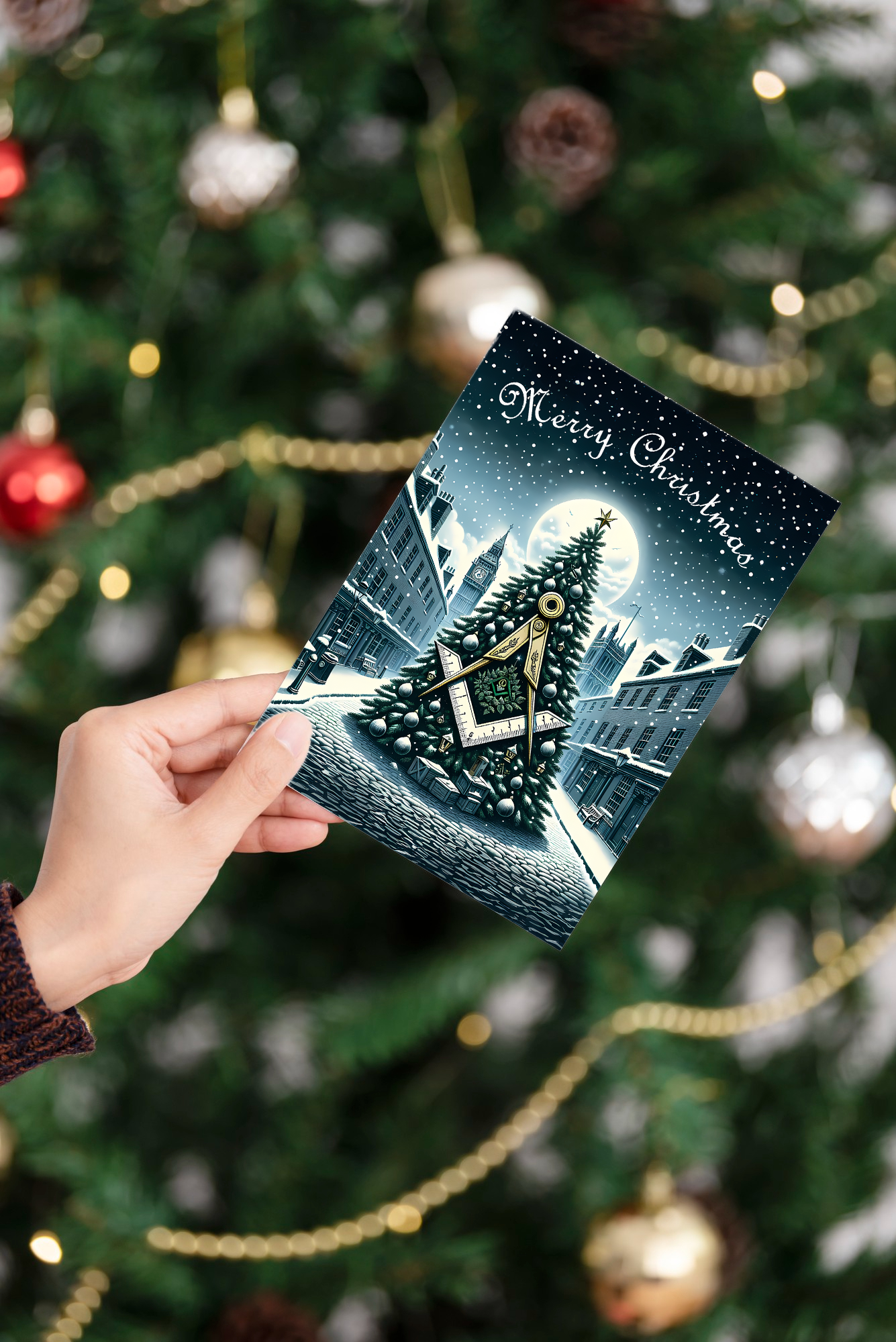 London themed Masonic Christmas Cards (pack of 10)