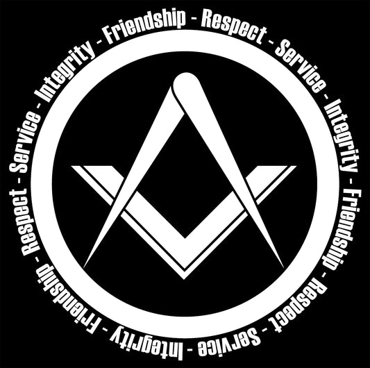 Integrity Friendship Respect Service Masonic T-Shirt