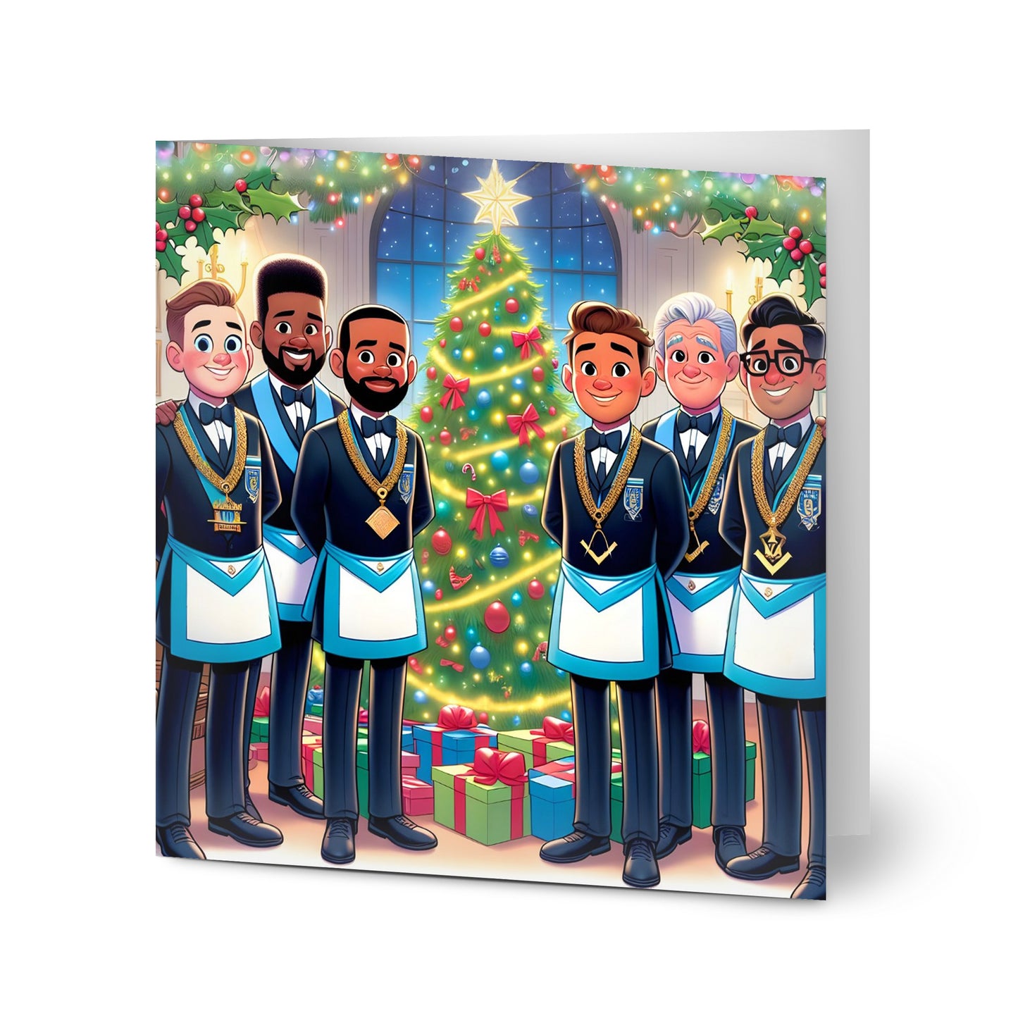 Personalised Fraternal Lodge Christmas Cards (pack of 10)