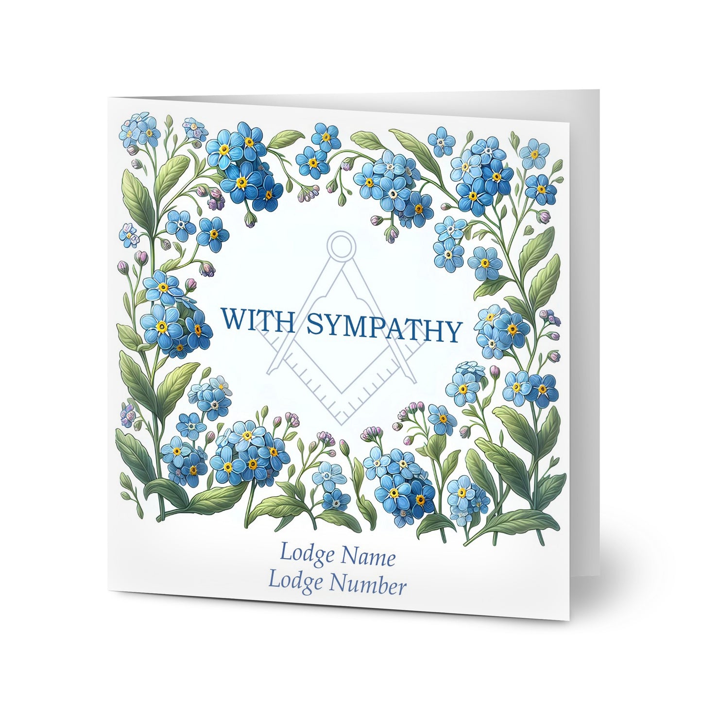 Personalised Sympathy Card (pack of 10)