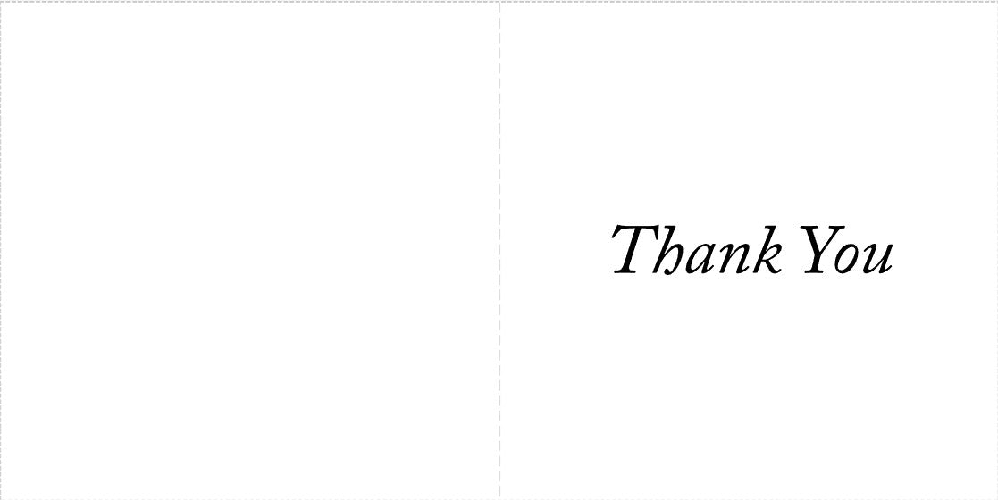Masonic Wine 'Thank You' Cards (pack of 10)