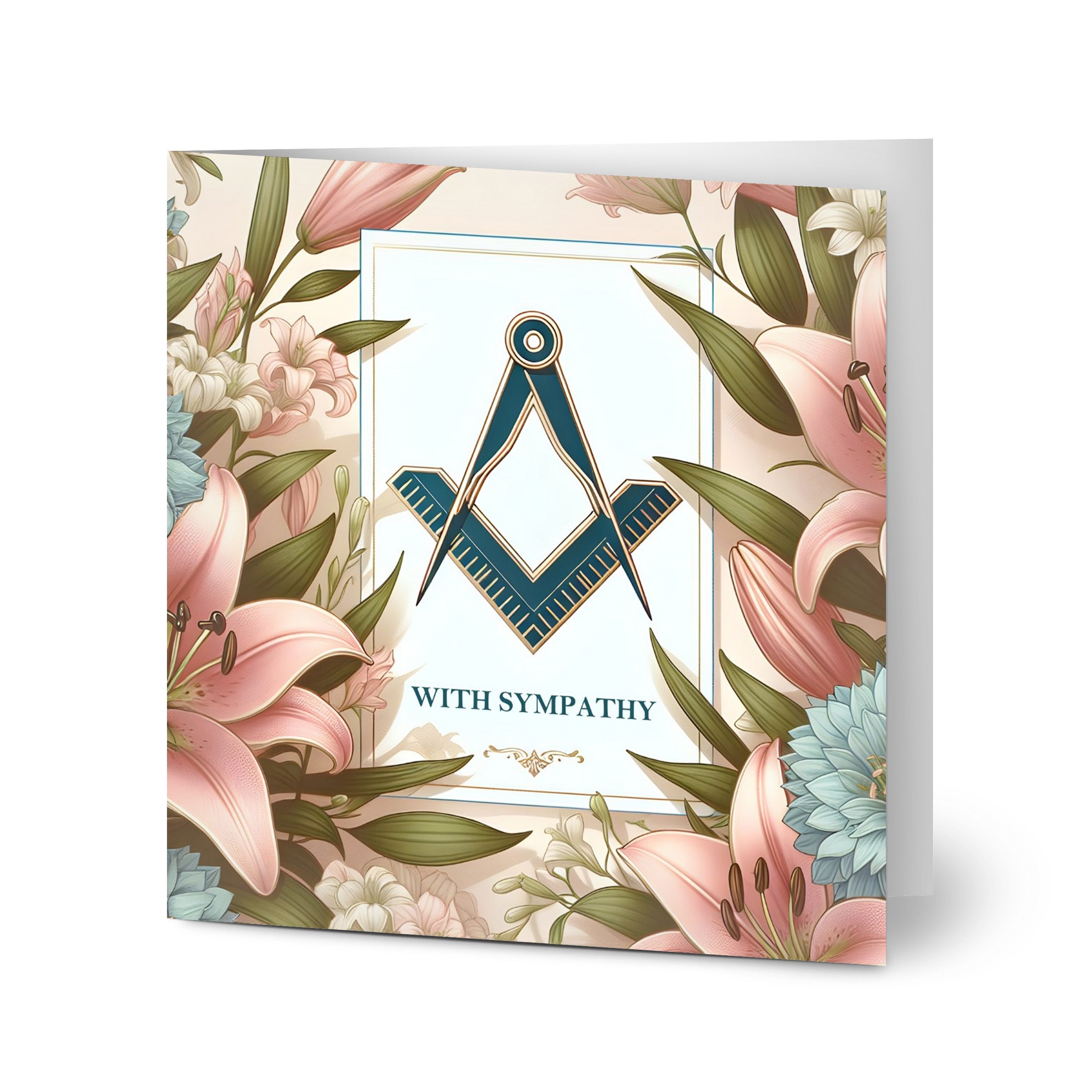 k Masonic Sympathy Card On The Square k-masonic-sympathy-card-on-the-square