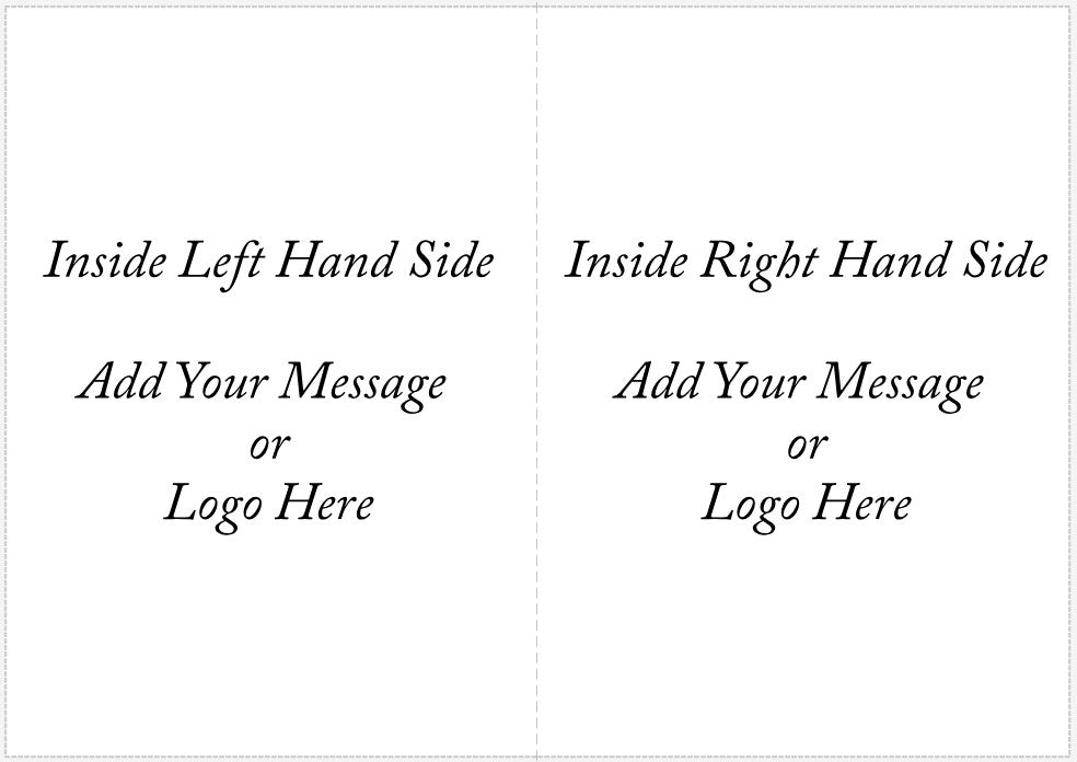 Create your own customised cards and donate to charity (pack of 10)